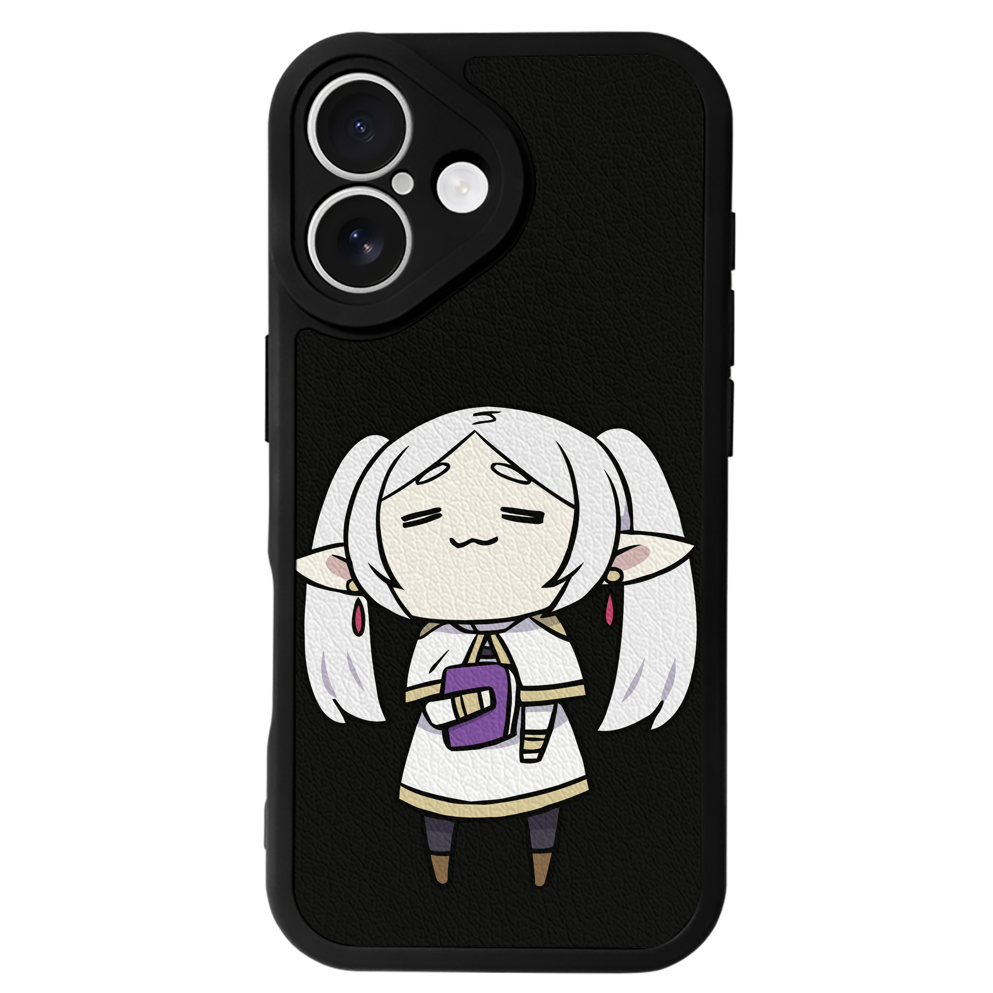 （画像用） 葬送のフリーレン Frieren 【iPhone 16シリーズ対応】シリコンスマホケース（レザー調） 材質：シリコン